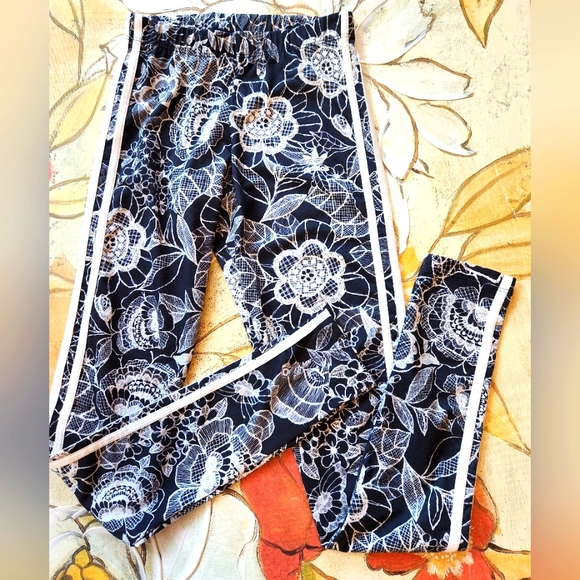 ADIDAS x FARM Rio Florido Black White 2018 Ltd Ed Lace Webs Track Leggings XS - Picture 5 of 14